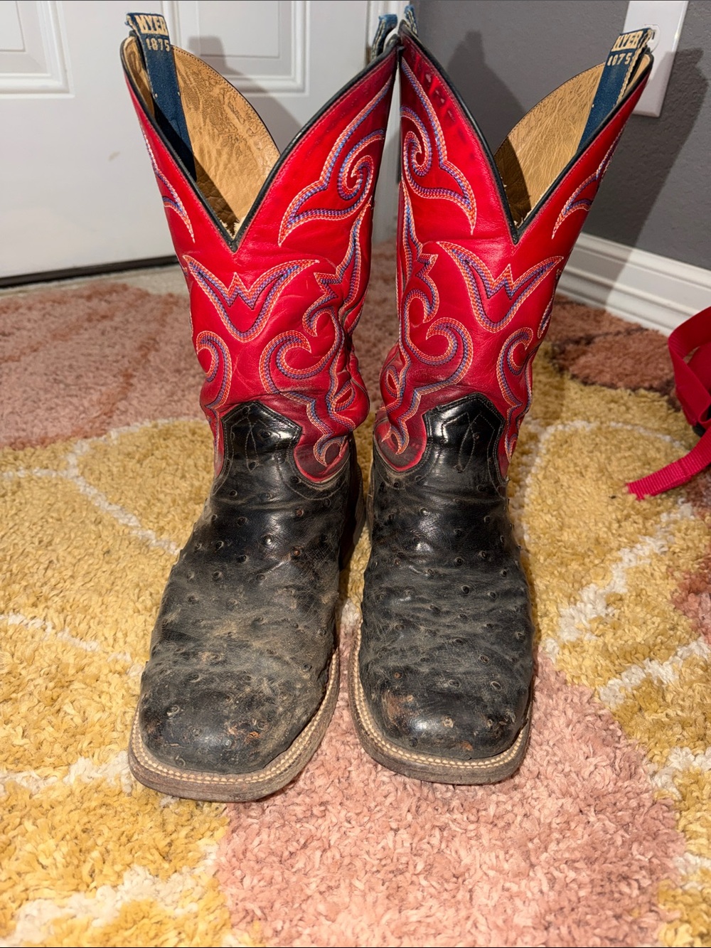 Men’s Hyer Ostrich Boots